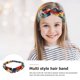 thumbnail image 5 of ADDHAT 22Ud Criss Cross Headband De Chifón Con Estampado Para Uso Diario Y Fiesta, 5 of 6