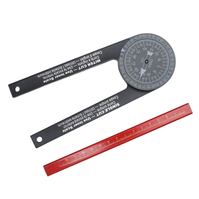 Angle Measuring Tool, Light Weight Easy Reading Small Size Angle Finder Wide Application 360 Degrees For Crown Molding For Woodworking