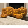 thumbnail image 7 of Clearance Sales! 12" Traditional Glowing Jack O' Lantern with Warm LED Lights - Classic Halloween Pumpkin Decor for Indoor Tabletops, Outdoor Porch Steps, Parties & Festive Home Atmosphere, 7 of 7