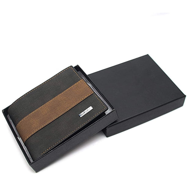 Bolsa Monedero multifunción para hombre, monedero informal de PU, tarjetero corto, minicartera Ndcxsfigh Para Estrenar
