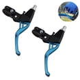 thumbnail image 2 of Bicycle Brake Levers Anti-Skid Mountain Bike Brake Handles 4 Finger 2.2cm Diameter for Most Bicycle, Road Bike, Cycling,Blue, 2 of 8
