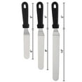 thumbnail image 3 of Orixr 3PCS Cake Decorating Spatula Set Stainless Steel Blade 6", 8", 10" Offset Angled Baking Tool For Icing Frosting Cake Dessert Kitchen Utensils, 3 of 6