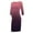 Watermelon Red, variant on Fesfesfes Maternity Everyday Dress Long Sleeve Round Neck Solid Color Comfortable Pregnancy Dress for Women Office or Casual Wear(Red,S)