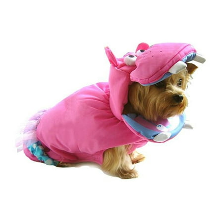 High Quality Dog Costume PINK HIPPOPOTAMUS Dress Dogs as Hippos Wild Zoo Animal (Size 0)