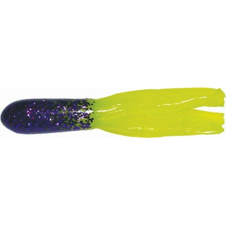 Big Bite 15CRGH08 1.5 Purp Glit/Chrt Glitter Head Tube 10 Pk Soft Plastic Lure