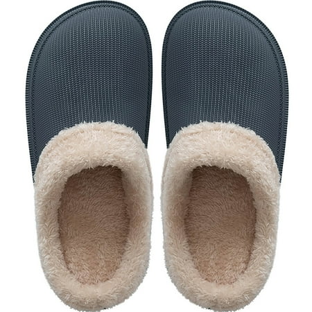 

Taluosi Unisex Home Winter Thick Bottom Soft Waterproof Outdoor Fashion Slippers Shoes