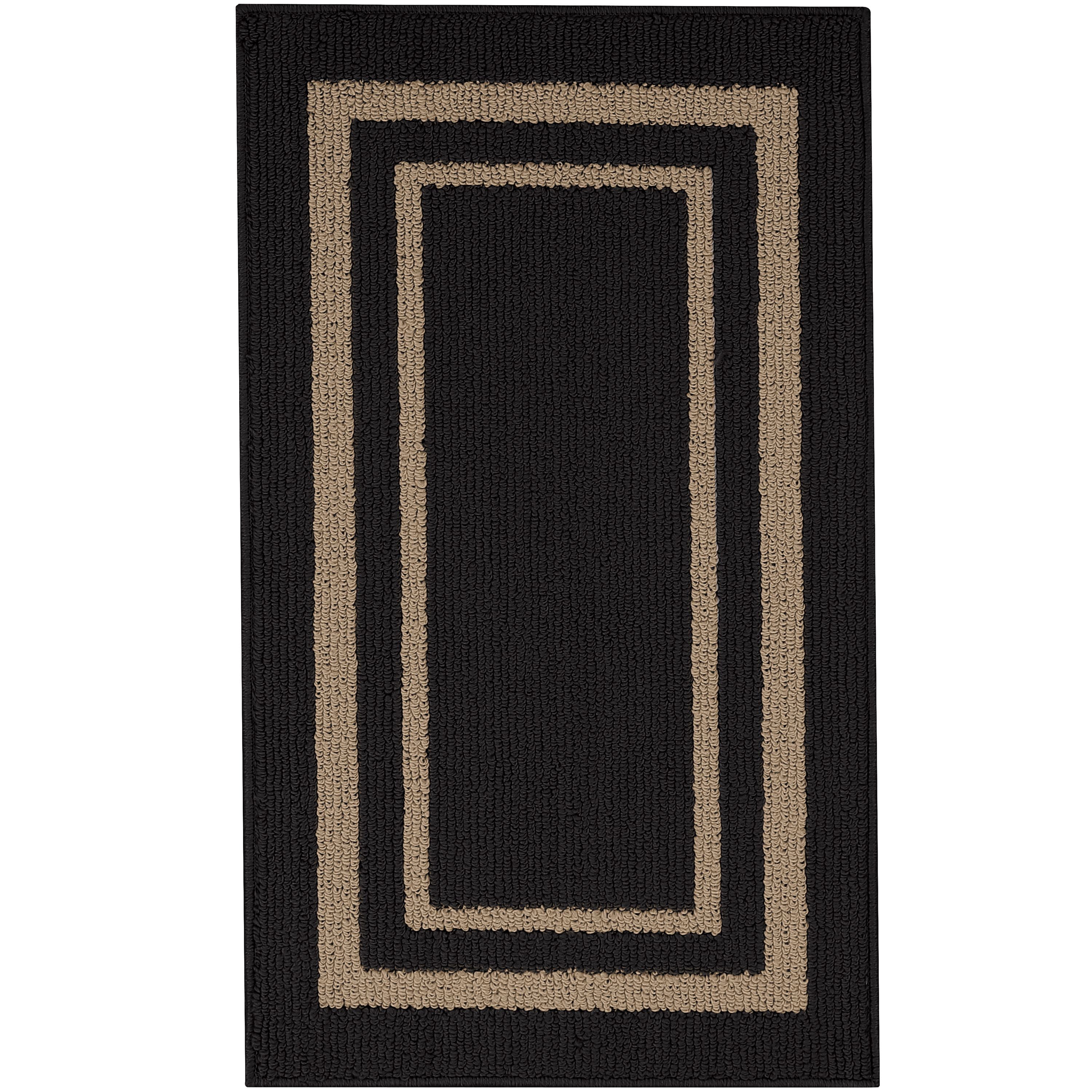 Mainstays Frame Border High Low Loop Olefin Area Rug Or Runner Mainstays Frame Border High Low Loop Olefin Area Rug Or Runner