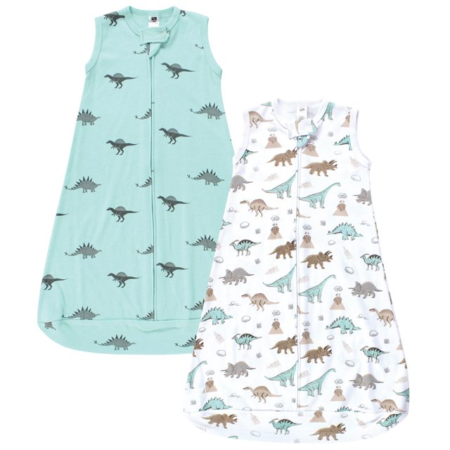 Saco de dormir portátil de algodón para bebés Hudson Baby Dino Blast