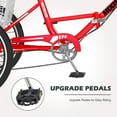 thumbnail image 2 of MOPHOTO Folding Tricycle for Adults,20"/24"/26" 7 Speed Folding Tricycle Bike for Seniors with Large Basket,Adult Fold up Tricycle, 2 of 14