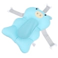 thumbnail image 2 of Cojín de baño para bebé, suave y cómodo, para lavabo, almohada flotante de apoyo para bebés, color azul, 2 of 14