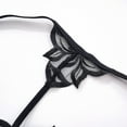thumbnail image 3 of Plus Size Womens Underwear Lace Thongs for Women Breathable Thin Underwear G-String Stretch Bikini Panties Black L, 3 of 6