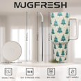 thumbnail image 7 of Christmas Gifts for Women, Christmas Tumbler 40 oz Tumbler with Handle and Straw Cup Holder Friendly Insulated Christmas Travel Mug Stainless Steel Water Bottle, 7 of 7