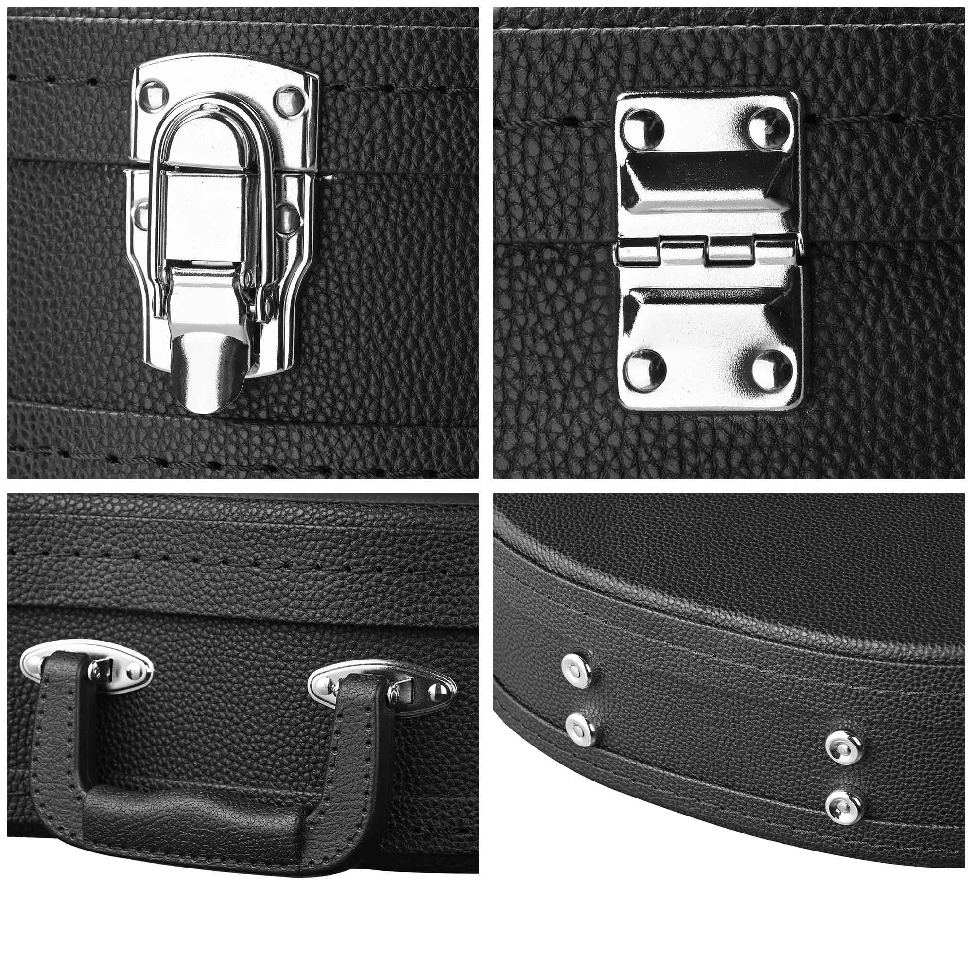 Yescom Electric Guitar Hard Case for LP Les Paul Style Electric Guitar Wooden Hard Shell Lockable