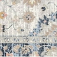 thumbnail image 2 of Everwash Treasure Lina Traditional Medallion Machine Washable Indoor Area Rug, Ivory/Blue, 6'6"x9'2", 2 of 10