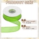 thumbnail image 2 of Cinta de alambre de yute Uxcell de 1" x 10 yardas, cinta de borde con alambre, correa tejida, verde claro, 2 of 7