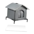 thumbnail image 2 of Almencla Outdoor Cat House Protection Portable Cat Tent for Winter Community Backyard S S, 2 of 8