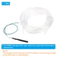 thumbnail image 4 of Uxcell 2.5mm 4m PMMA Side Glow Fiber Optic Cable Kit LED Illuminator 12V 0.1W Testing Light Source for Home Decoration, 4 of 6