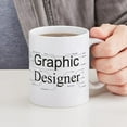 thumbnail image 4 of CafePress - Graphic Designer Mug - 11 oz Ceramic Mug - Novelty Coffee Tea Cup, 4 of 4