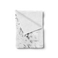 thumbnail image 2 of Animal Soft Flannel Fleece Blanket, Polar Bear Profile Engraved Ink Drawing Grizzly Furry Wildlife in North Zoo, Cozy Plush for Indoor and Outdoor Use, 50" x 60", Charcoal Grey White, by Ambesonne, 2 of 5