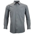 thumbnail image 2 of Manchester Camisa de Vestir Slim Fit  Gris Medio, 15.5" Cuello 35" Manga Manchester 59952F, 2 of 4