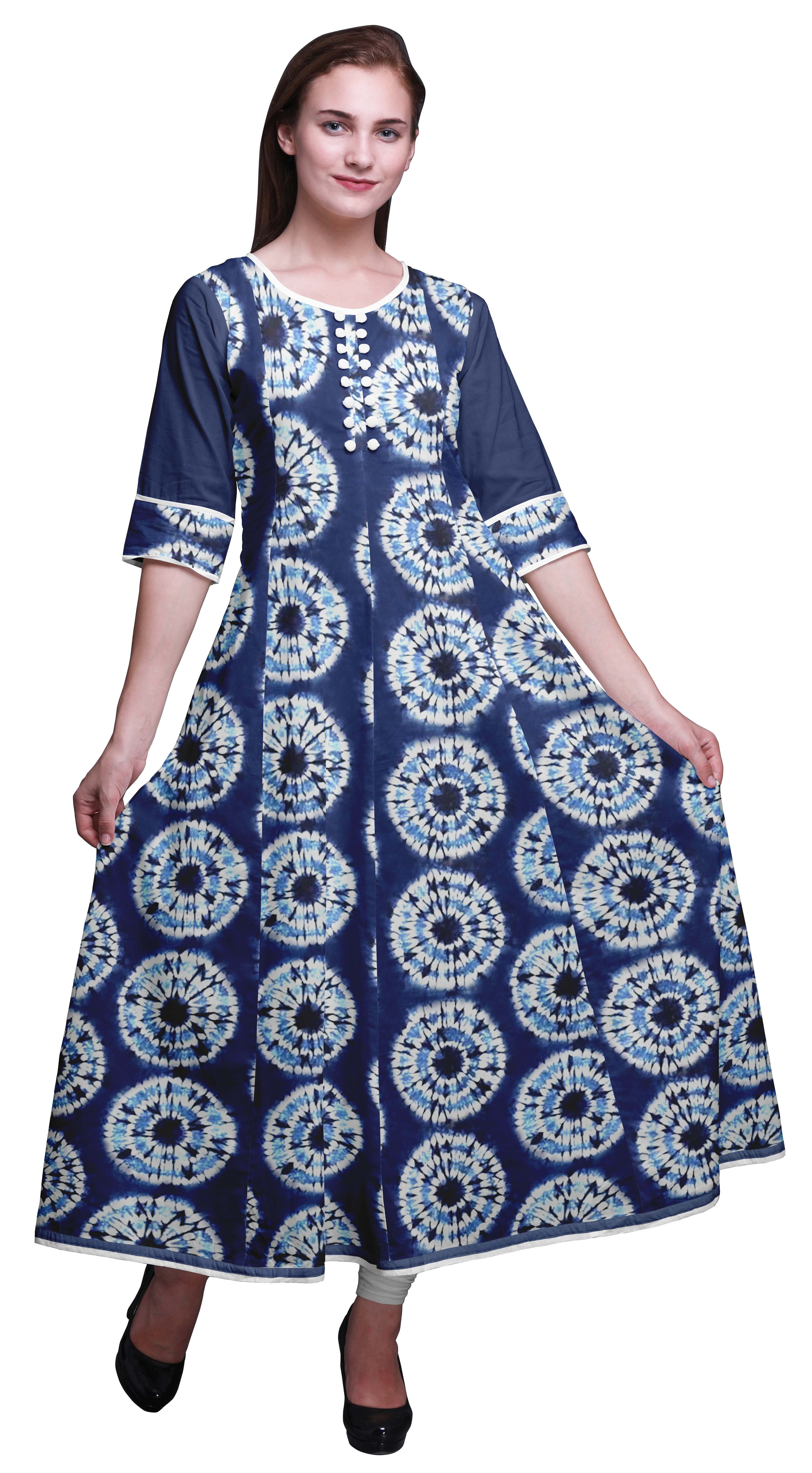 Details about   Indian Women Kurti Kurta Ethnic Designer Top Tunic Anarkali Long Maxi Dress 