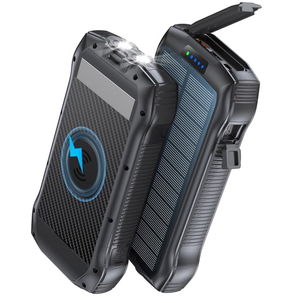 Cargador solar Power Bank MOSKIZ 40000mAh con linterna