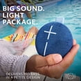thumbnail image 4 of Ultimate Ears MINIROLL Ultra-Portable Waterproof Bluetooth Speaker, Big Bass, IP67 Dustproof, 131 ft (40 m) Range - Majestic Blue, 4 of 8