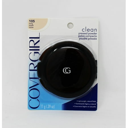 CoverGirl Clean Pressed Powder 105 Ivory .39 Ounce