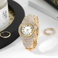 thumbnail image 4 of Weicam Women Elegant Crystal Bangle Braclet Round Dial Analog Quartz Wristwatch, 4 of 4