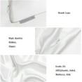 thumbnail image 5 of DISANGNI 100% Natural Mulberry Silk Pillow case for Hair and Skin with Hidden Zipper 22 Momme Both Sides Real Silk Pillow Case (1pc King Size 20" x36", White), 5 of 6