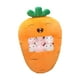 thumbnail image 5 of Muñeco de peluche de animal de peluche Snack Doll Peluche Juguete Novedad con Muñeca Pequeña Abrazable zanahoria, 5 of 9