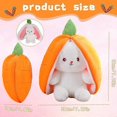 thumbnail image 2 of Rabbit Plush Toy Plush Rabbit Strawberries, 18 cm, Plush Toy Rabbit, Rabbit Doll, Rabbit Plush, Soft Plush Rabbit Toy, Stuffed Animal, Gift for Childr, 2 of 5