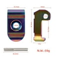thumbnail image 4 of FL Aluminum Alloy Front Folding Hook Buckle with Pins Replacement Compatible with Xiaomi M365 Pro Pro2 1S MI3, 4 of 6