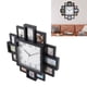 thumbnail image 5 of Reloj De Pared De Plástico 2 En 1, Marco De Fotos, Hogar Moderno Negro, 5 of 7