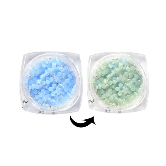 UDIYO 1 Box Nail Decoration Exquisite Shape Gradient Color Realistic Looking Plentiful Quantity Wide Application Decorative Resin Fashionable 3D Nail Art Decoration DIY Crafts Nail