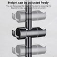 thumbnail image 3 of Hariumiu Adjustable Shower Head Holder Bracket 360 Degree Rotation Easy Installation Bathroom Shower Head Mount, 3 of 8