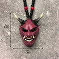 SamuraiKabuto Helmet / Hannya Japanese Oni Car Rear View Mirror Charm