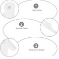 thumbnail image 2 of 60 piezas de hebillas para lámparas de techo, clips para pantallas de lámparas, hebillas universales para lámparas de techo, accesorios de iluminación, 2 of 3