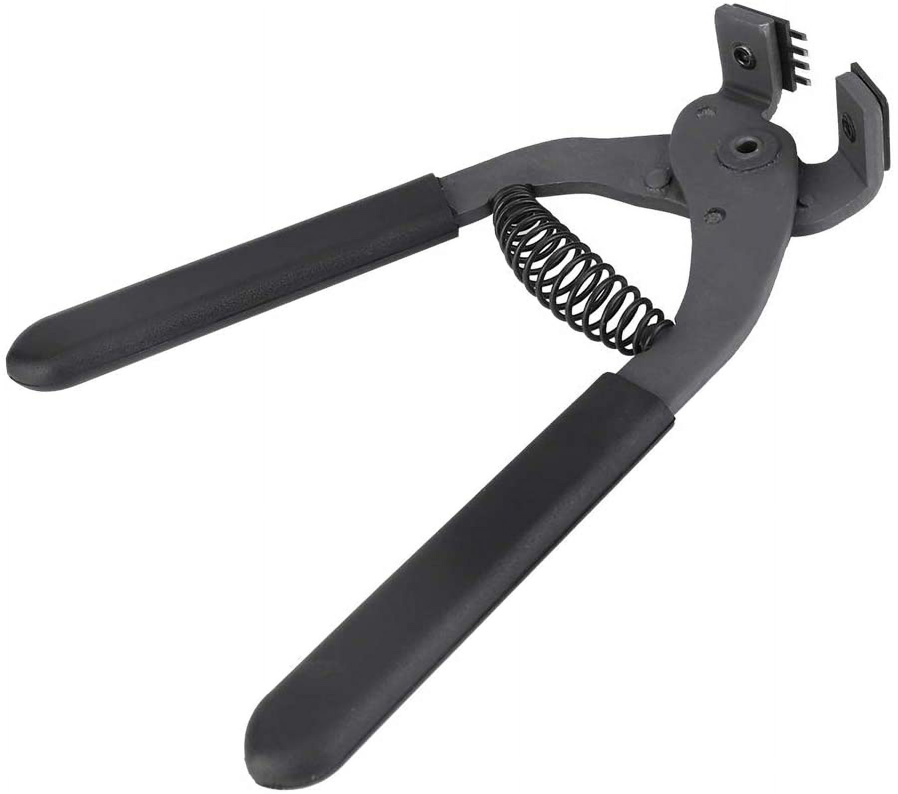 ABCISI Leather Silent Pliers, 17cm / 6.7in Carbon Steel Silent Pliers for Leather Craft, Hole Punch Tool for Belts, Purses & Watch Bands - Home DIY Craft Projects (4mm-4 Teeth)