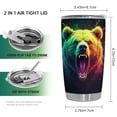 thumbnail image 2 of Vaso de viaje Oasisdream Oasisdream 600 ml de acero inoxidable, 2 of 6