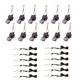 thumbnail image 1 of Silbatos De Cordón Clásicos Para Árbitros De Fútbol De Baloncesto Silbato De Plástico Portátil Con Protectores Bucales Y Cordones 12 Paquetes Sweethay OD013791-00, 1 of 6