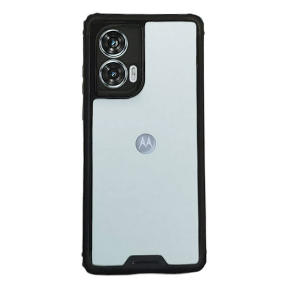 Funda Otter 360 Contonor Uso Rudo Para Motorola Edge 50 Fusion Negro Cely Vesmir Más 2 Micas De Cristal
