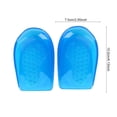 thumbnail image 5 of Silicone Gel O/X Leg Correction Insoles Foot,Silicone Gel O/X Leg Correction Insoles Foot Orthotic Arch Support Shoes Insert Pads Heel Cup, 5 of 8