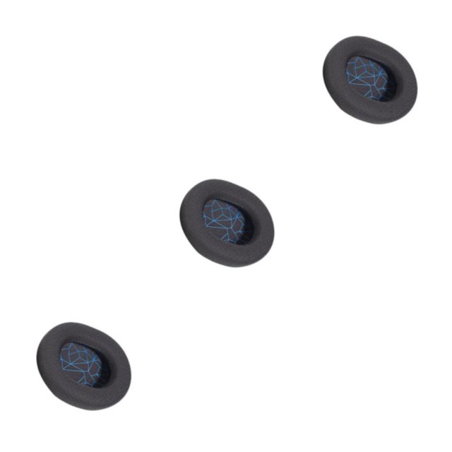 QualitChoice 1/2/3/5 Réduction du Bruit Oreillette en Cuir Oreillette Coussin de Casque Réparation Muff Remplacement Pièces de Rechange pour Noir Bleu 3PCS