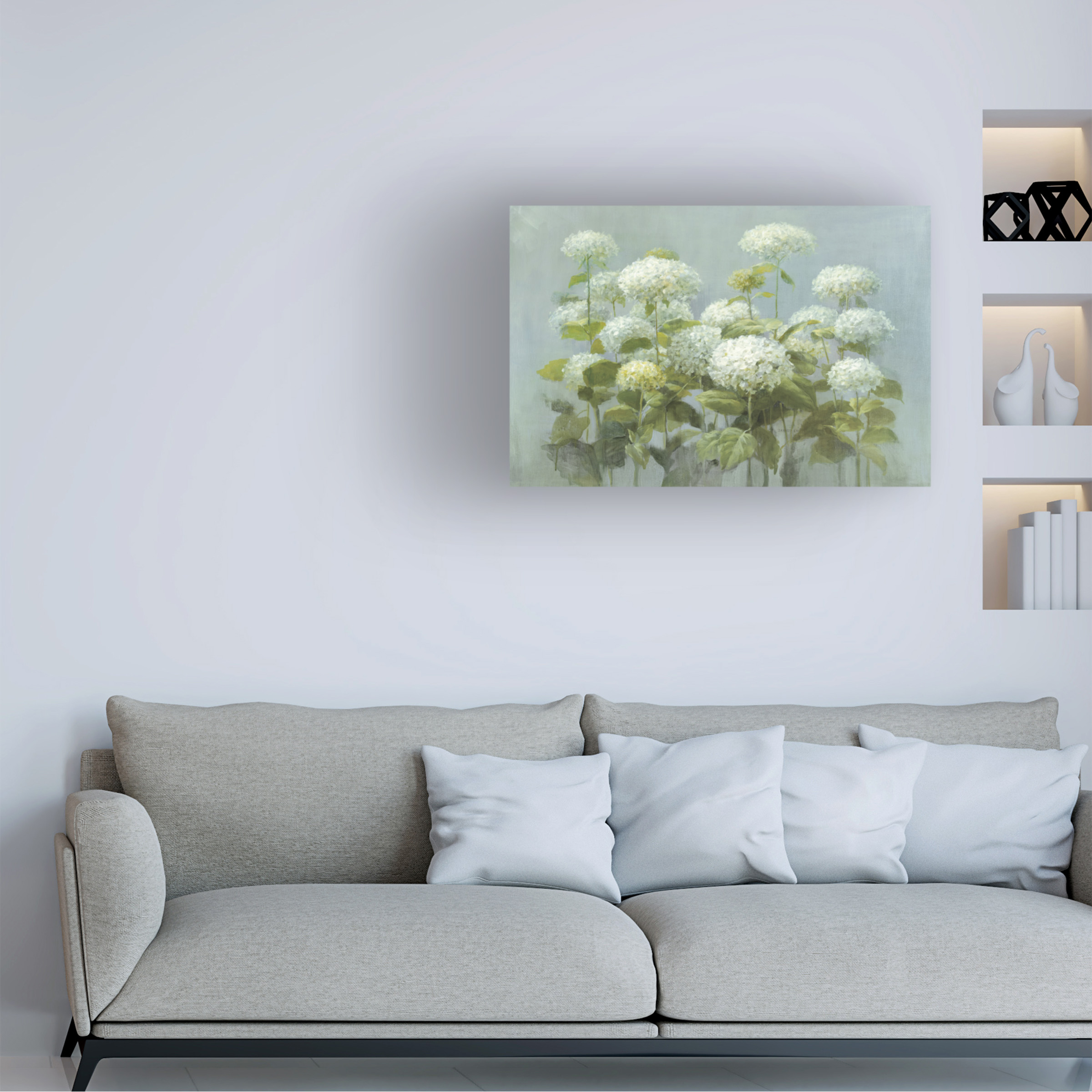 Trademark Art Floral Flowers Painting, by Danhui Nai