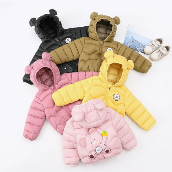 Shadoumai Boys Lightweight Winter Jacket Warm Down Coat For Kids Windproof Cold Weather Outerwear