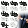 thumbnail image 1 of 24 Pieces Snap Button Portable Round Solid Color Fasteners Circular Sew Replacement Clothes Crafts Making DIY Fastener Press Buttons Accessories, 1 of 8