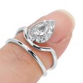 thumbnail image 3 of Anillo de uñas con diamantes de imitación, anillo de uñas hermoso, seguro y saludable para mujeres y niñas, 3 of 8