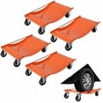 thumbnail image 3 of QinaQin Chariot de Voiture 4 Pcs, 5000 Lb Chariot de Déplacement Robuste, Orange, 3 of 7