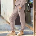 thumbnail image 5 of Dalix Butterfly Embroidery Washed Sweatsuit Set Hoodie Jogger Soft Fleece Relaxed Fit Lounge Womens in Zinc 2XL XX-Large, 5 of 5